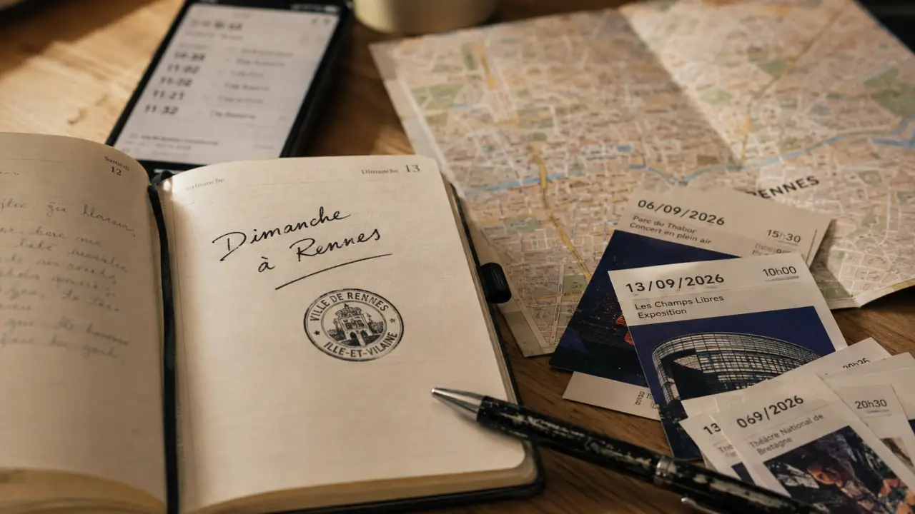 Dimanche a Rennes : agenda et plan pour sorties