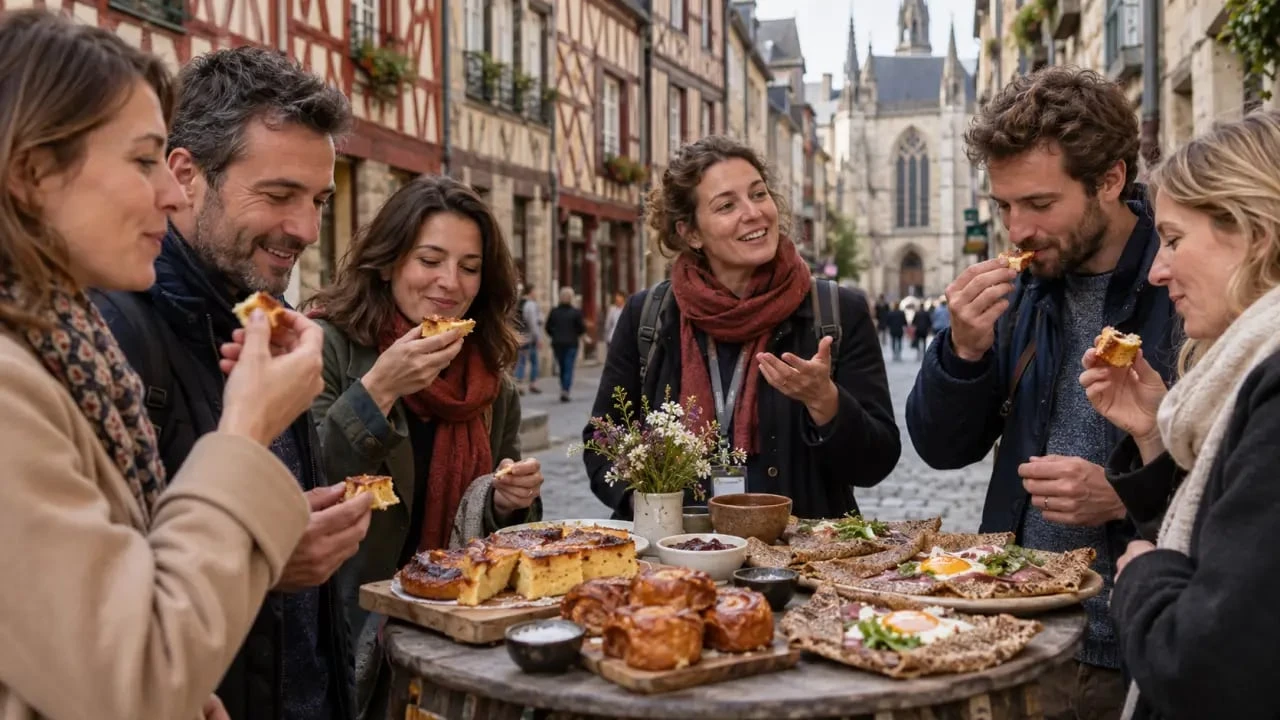Balade gourmande à Rennes avec dégustations dans le centre historique