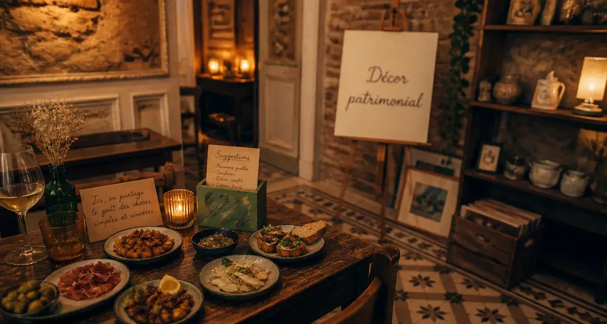 Restaurant atypique Rennes : salle à manger avec brocante et microbrasserie