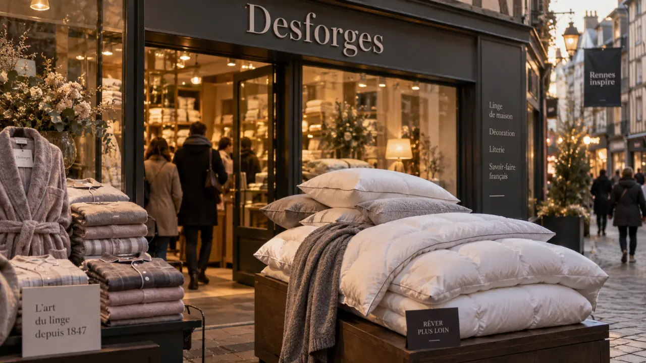 Desforges s’installe rue Chateaurenault, en plein centre de Rennes