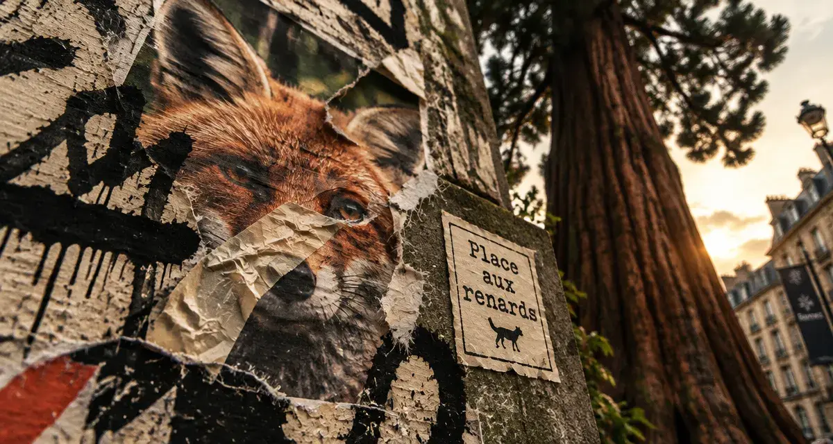 À Rennes, un renard rejoint le séquoia géant de War !