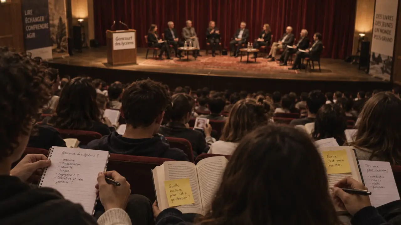 À Rennes, des lycéens échangent avec des auteurs du Goncourt des lycéens