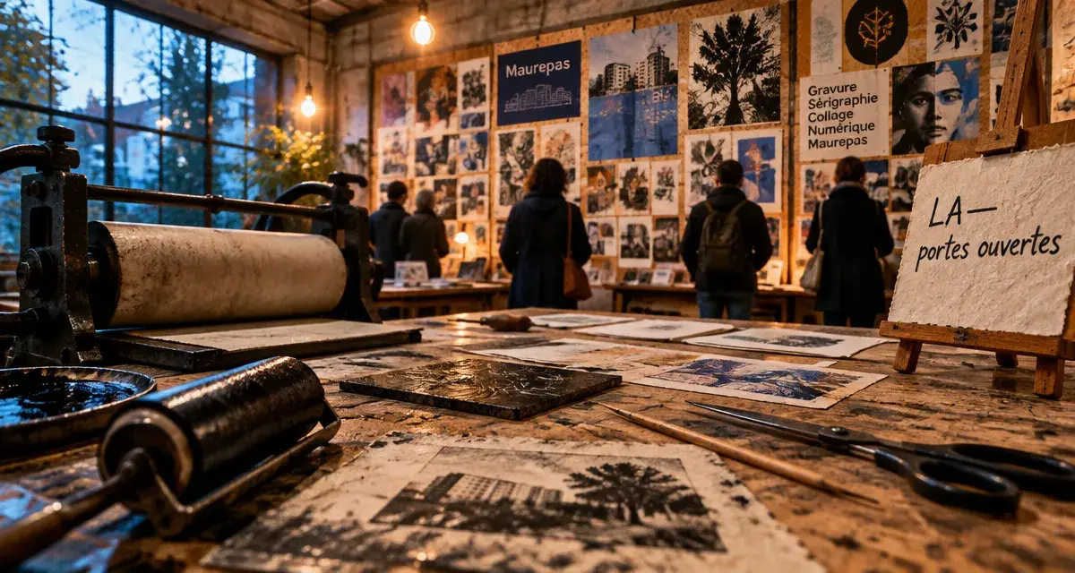 À Maurepas, le LA ouvre ses portes autour de quatre artistes